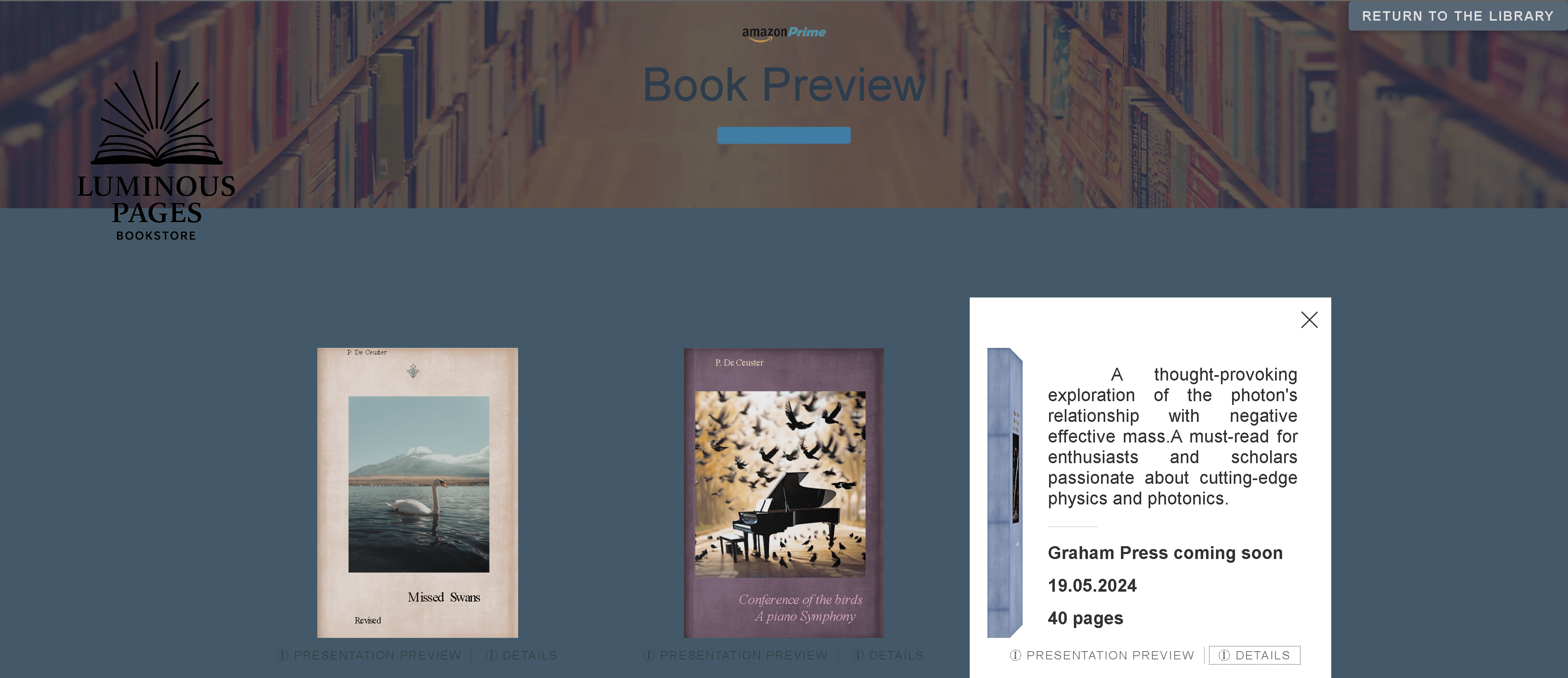 3D Book Preview Screenshot