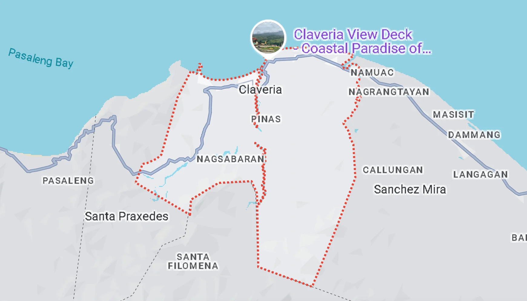 Map of Route from Airport