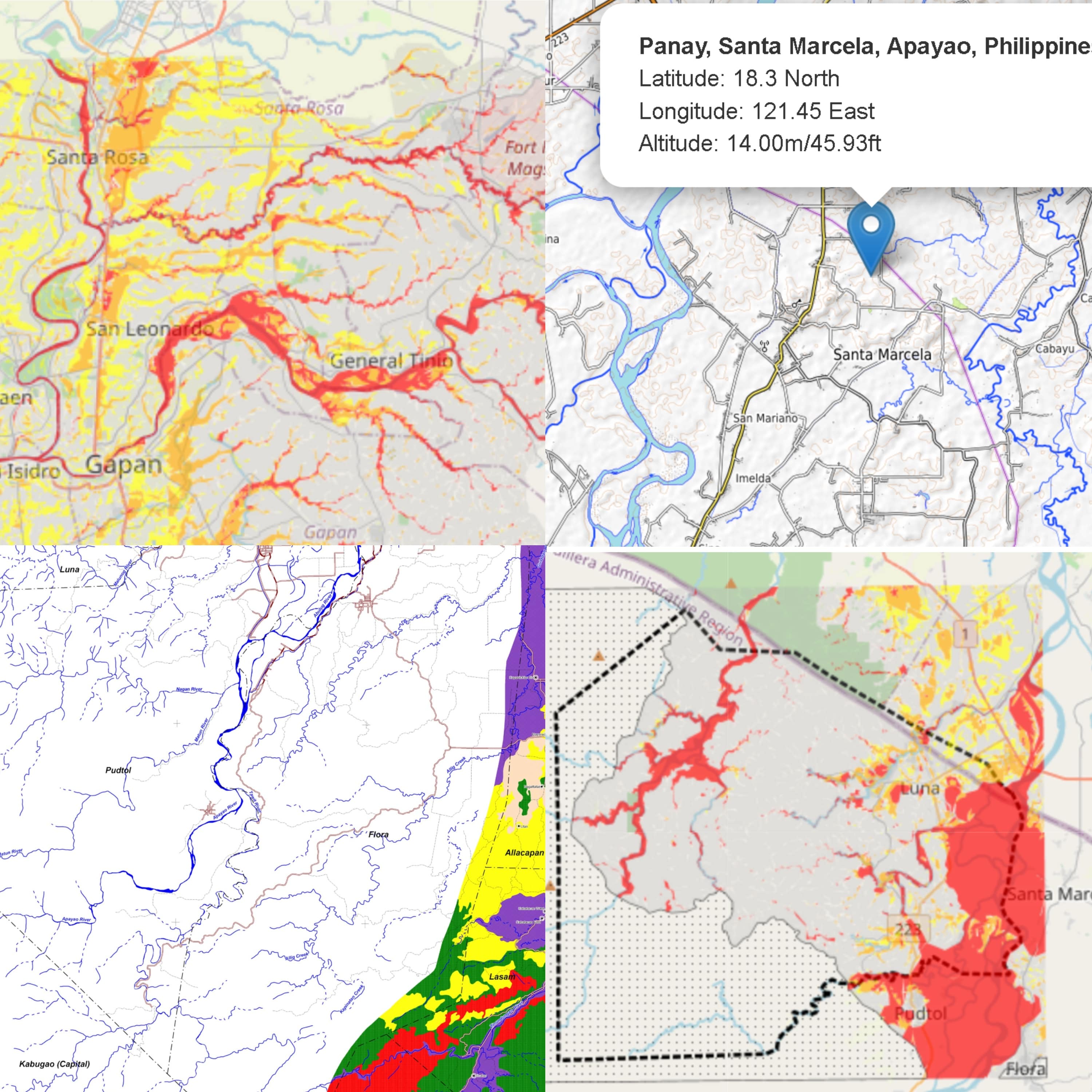 Map of Apayao Risk Areas